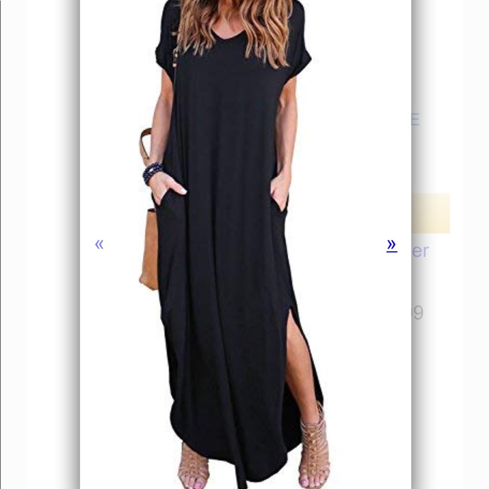 Red maxi dress